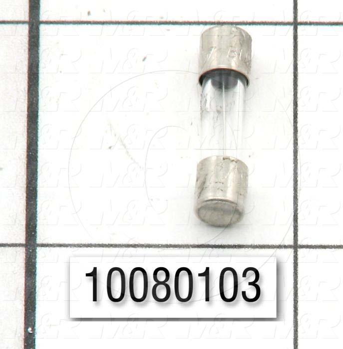 Fuse, Glass, 250VAC, 6.3A