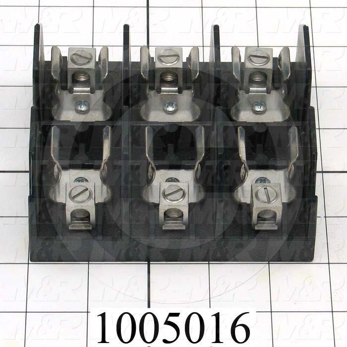 Fuse Holder, 3 Poles, 60A, 600VAC