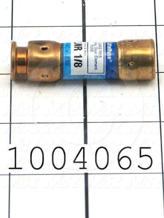 Fuse, RK5, 250VAC, 0.125A, Time Delayed