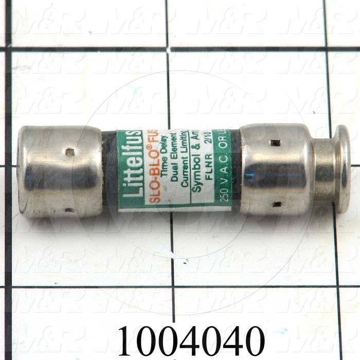 Fuse, RK5, 250VAC, 0.2A, Time Delayed