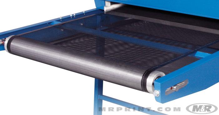 Conveyor Belt on Fusion Electric Screen Printing Conveyor Dryer