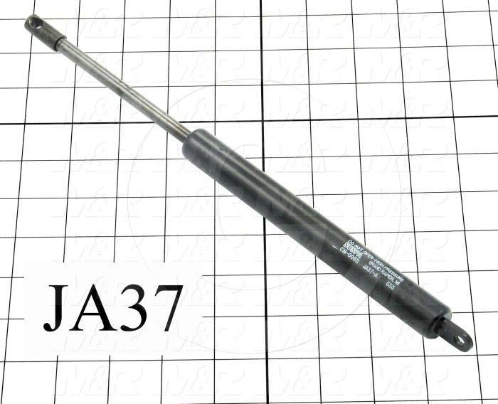 Gas Spring, 297.5 MM Extended Length, 197.5 MM Compressed Length, Thru Hole, 0.24"/0.25" Thru Hole Diameter, 115 lbf/511 N