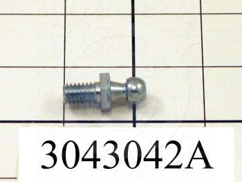  Gas Spring Mounting Hardware, Type Ball Stud, Ball Stud Diameter 10 MM, Thread Size 5/16-18