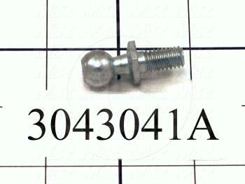  Gas Spring Mounting Hardware, Type Ball Stud, Ball Stud Diameter 13MM, Thread Size 5/16-18