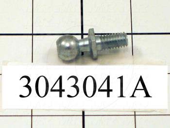  Gas Spring Mounting Hardware, Type Ball Stud, Ball Stud Diameter 13MM, Thread Size 5/16-18