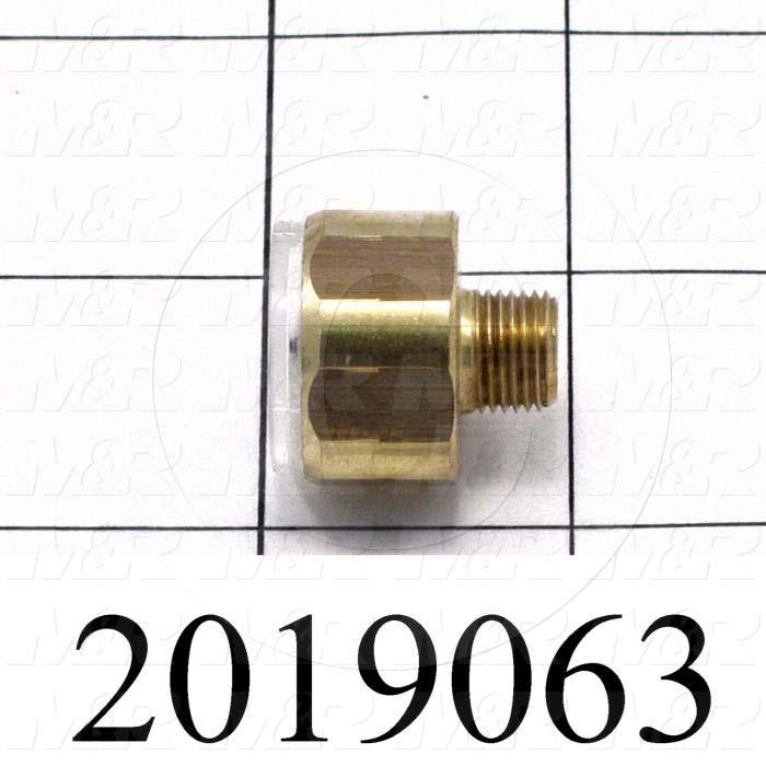 Gauge, 1.00" Outside Diameter, 160 Psi Max. Pressure, 1/8" NPT Thread Size