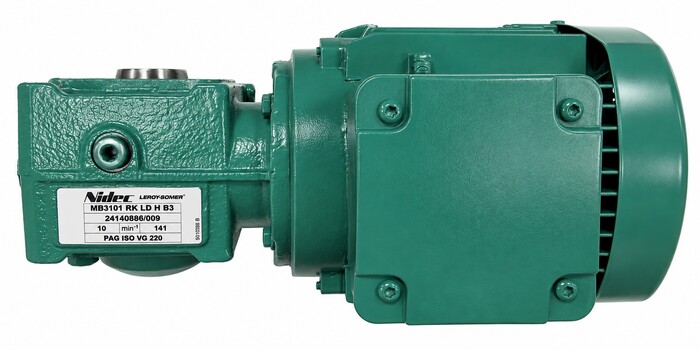 Gearmotors, Ratio 10:1, Motor HP .37 KW, Voltage 230/460V 60Hz