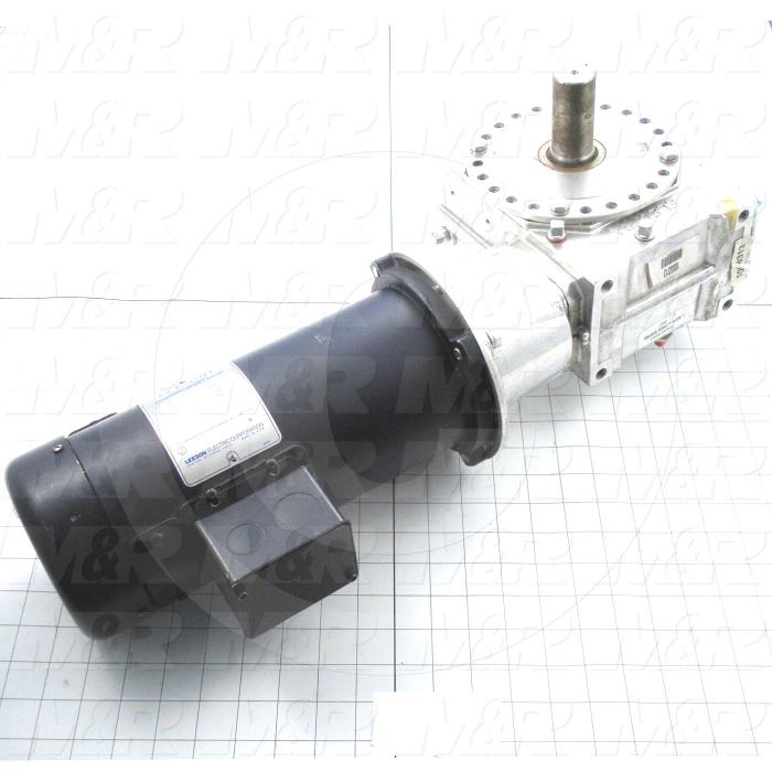 Gearmotors, Ratio 60:1, Output Type Output Shaft (Single), Motor HP 3/4 hp, Voltage 90VDC