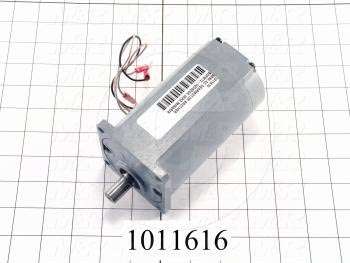 Gearmotors, Type In-Line Offset, Type of Gears Helical, Ratio 25:1, Output Type Output Shaft (Single), Output Diameter 1/2", Output Torque 24 in-lbs, Output Rpm 72 rpm