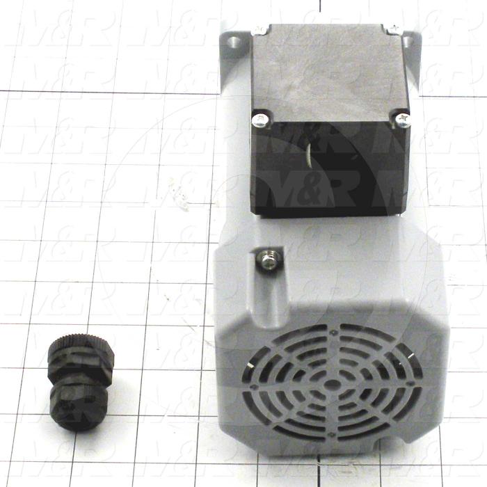 Gearmotors, Type In-Line Offset, Type of Gears Helical, Ratio 5:1, Output Type Output Shaft (Single), Output Diameter 5/8", Output Torque 18 in-lbs, Output Rpm 360 rpm