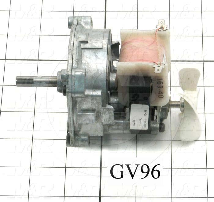 Gearmotors, Type In-Line, Output Type Output Shaft (Single), Output Diameter 0.31", Output Torque 10 in-lbs, Output Rpm 20 rpm, Mounting Type Face mounted, Voltage 115V 60HZ