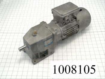 Gearmotors, Type In-Line, Type of Gears Helical, Ratio 4.82:1, Output Type Output Shaft (Single), Output Diameter 3/4", Output Torque 90 in-lbs, Output Rpm 355 rpm