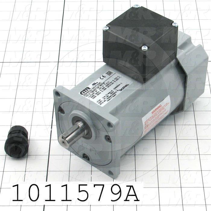 Gearmotors, Type In-Line, Type of Gears Helical, Ratio 7.5:1, Output Type Output Shaft (Single), Motor HP 1/10 HP, Voltage 208/230V 3PH 60Hz