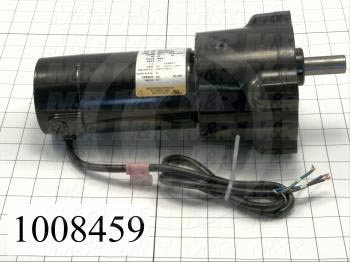 Gearmotors, Type Parallel Shaft, Type of Gears Helical, Ratio 60:1, Output Type Output Shaft (Single), Output Diameter 3/4", Output Torque 280 in-lbs, Output Rpm 42 rpm