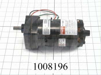 Gearmotors, Type Parallel Shaft, Type of Gears Helical- Spur, Ratio 96:1, Output Type Output Shaft (Single), Output Diameter 1/2", Output Torque 100 in-lbs, Output Rpm 16.7 rpm