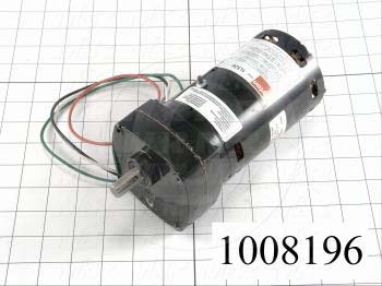 Gearmotors, Type Parallel Shaft, Type of Gears Helical- Spur, Ratio 96:1, Output Type Output Shaft (Single), Output Diameter 1/2", Output Torque 100 in-lbs, Output Rpm 16.7 rpm