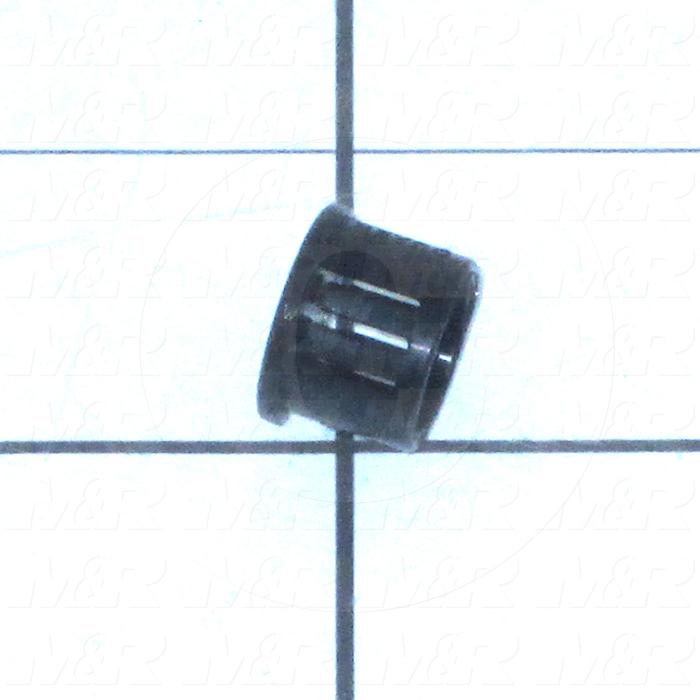 Grommets, Plugs, Bushings, Plug, Snap Bushing, 0.50 in. Inside Diameter, Black, Plastic