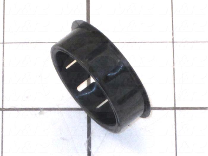 Grommets, Plugs, Bushings, Plug, Snap Bushing, 1.25 in. Inside Diameter, Black, Plastic