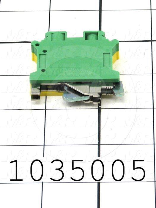Ground Terminal Block, 1 Pole
