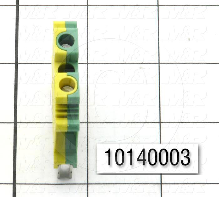 Ground Terminal Block, 26-8AWG
