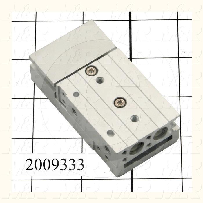 Guided Air Actuator, Air Slide Table Style, 8 mm Bore Size, 20 mm Stroke, With Buffer Options, With Auto Switch Auto Switch