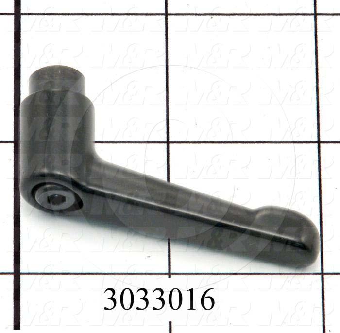 Handles, Adjustable Handle Type, Threaded Hole Mounting, Die Cast Material, 1/4"-20 Thread Size