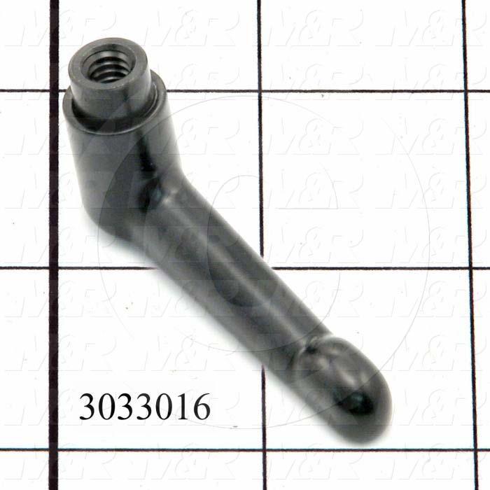 Handles, Adjustable Handle Type, Threaded Hole Mounting, Die Cast Material, 1/4-20 Thread Size