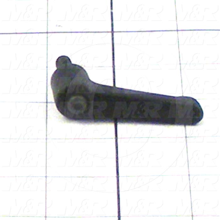 Handles, Adjustable Handle Type, Threaded Stud Mounting, Die Cast Material, 1/4"-20 Thread Size, 0.470" Thread Length