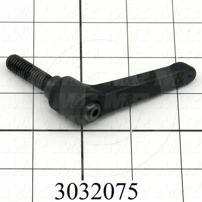 Handles, Adjustable Handle Type, Threaded Stud Mounting, Die Cast Material, 3/8-16 Thread Size, 1.260" Thread Length