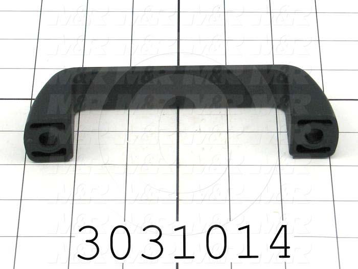 Handles, Pull Handle Type, Thru Hole Mounting, Plastic Material, 6-32 Thread Size