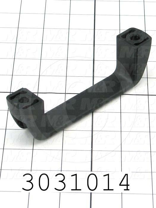 Handles, Pull Handle Type, Thru Hole Mounting, Plastic Material, 6-32 Thread Size