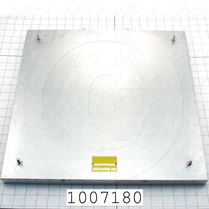 Heat Panel, 18"x18", 3240W, 208VAC, Terminals on Side