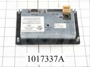 HMI Panel, 3.5", Alphanumeric, 2 Lines Display, 5VDC, RS232, RS422, With Customized Keys