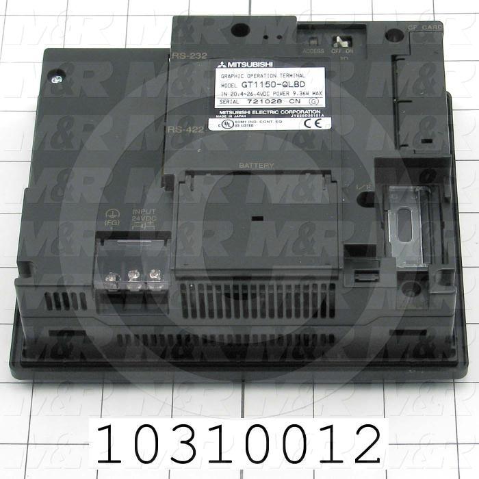 HMI Panel, GT11 Series, 5.7", Touch Screen, Monochrome, 24VDC, RS232, RS422