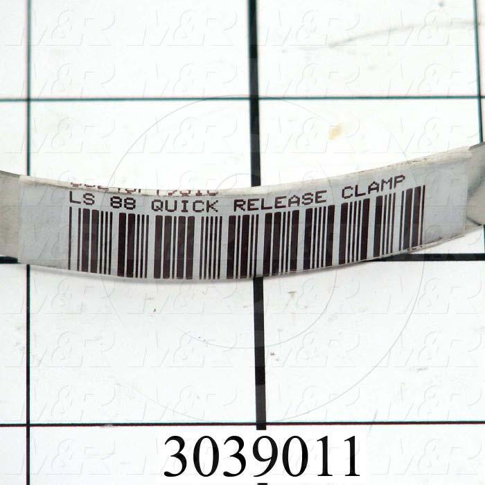 Hose and Tube Clamps, Worm Drive Clamp Type, Stainless Steel Material, 2" to 6" Clamp ID Range, 0.44" Band  Width, SAE No. 88