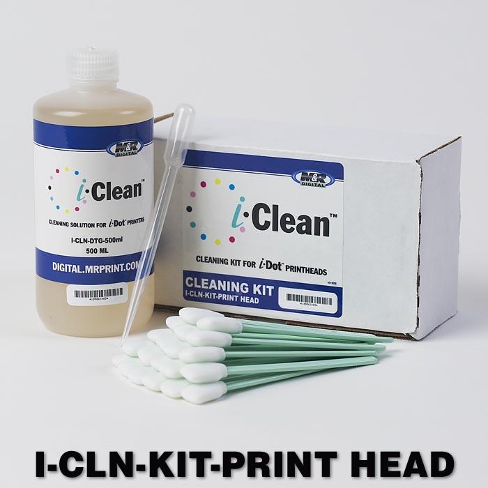 i-Clean, Cleaning Kit, 500ml Bottle, 20 Swabs, Syringe