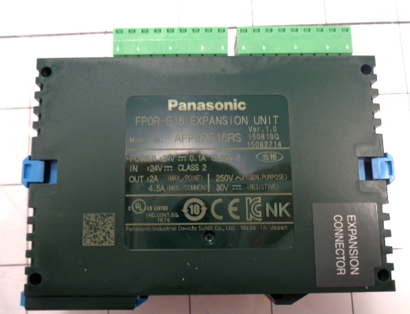 I/O Module, 8 Inputs, 8 Outputs, Relay, FP-E Series