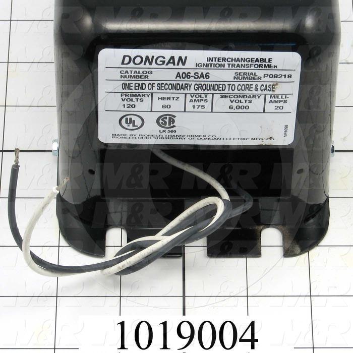 Ignition Transformer, 120V, 60Hz, 6000VAC