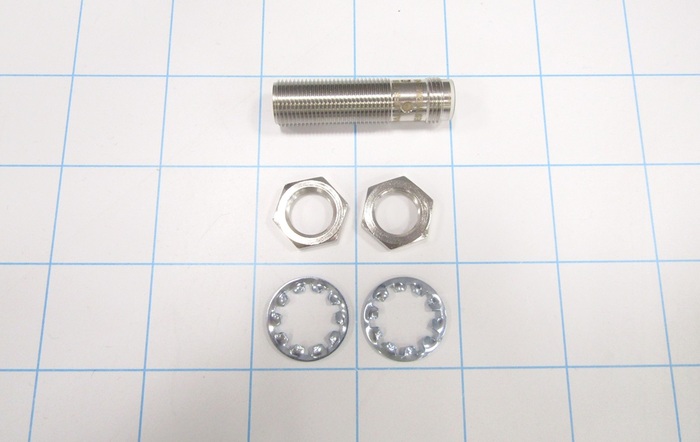 Inductive Proximity Switch, Round,12mm Diameter, Sensing Range 4mm, 2 Wire, 10-30VDC