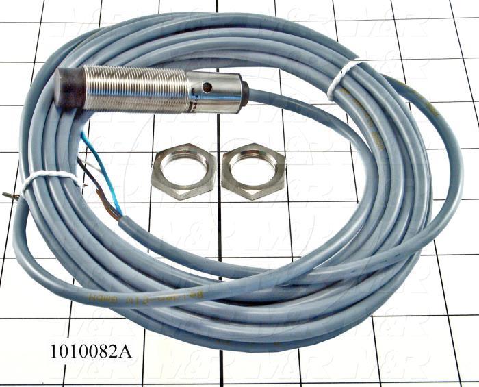 Inductive Proximity Switch, Round,18mm Diameter, Sensing Range 8mm, 4 Wire NPN, NO+NC, 5m Cable, 10-30VDC