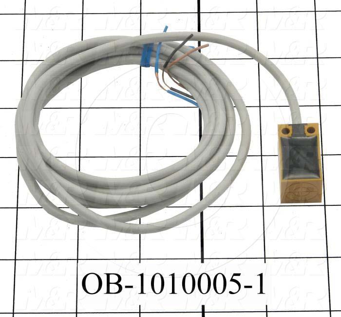 Inductive Proximity Switch, Square, 2m Cable