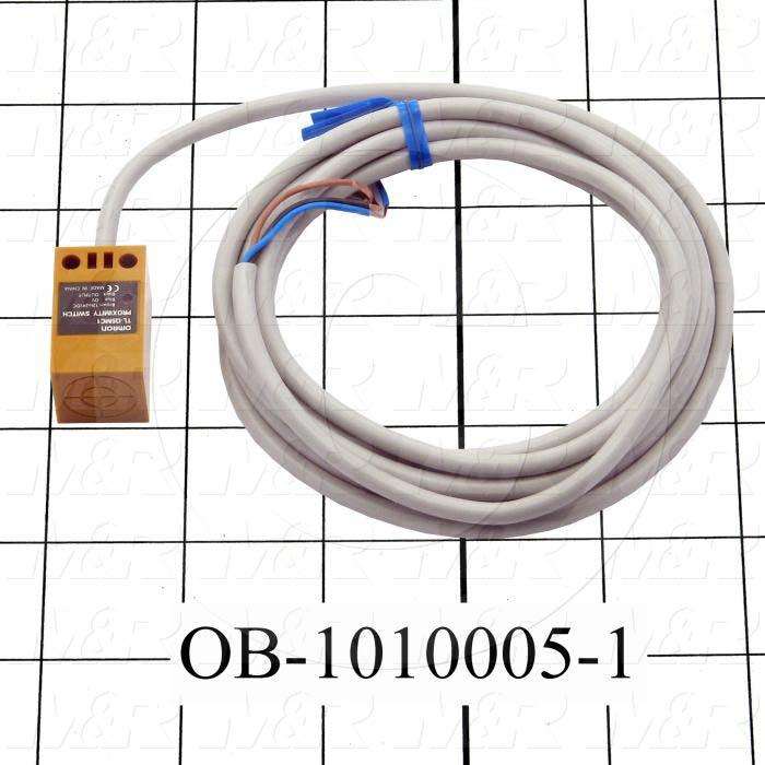 Inductive Proximity Switch, Square, 2m Cable