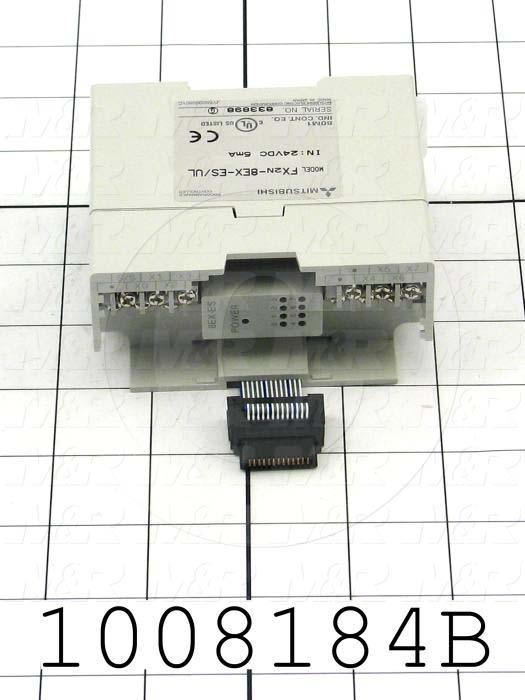 Input Module, 8 Inputs, 24VDC Sink/Source, FX2N Series