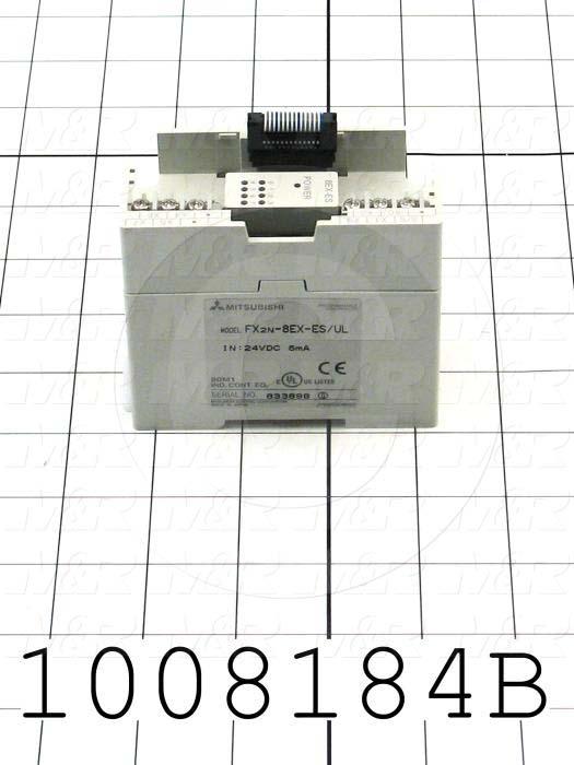 Input Module, 8 Inputs, 24VDC Sink/Source, FX2N Series