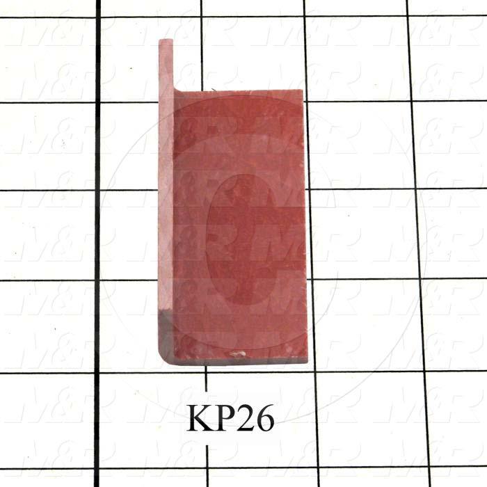 Insulators, High Voltage, 1.38", 3.00", 0.13", GPO-3 Fiberglass Angle, Used On Flip Top Plate Maker