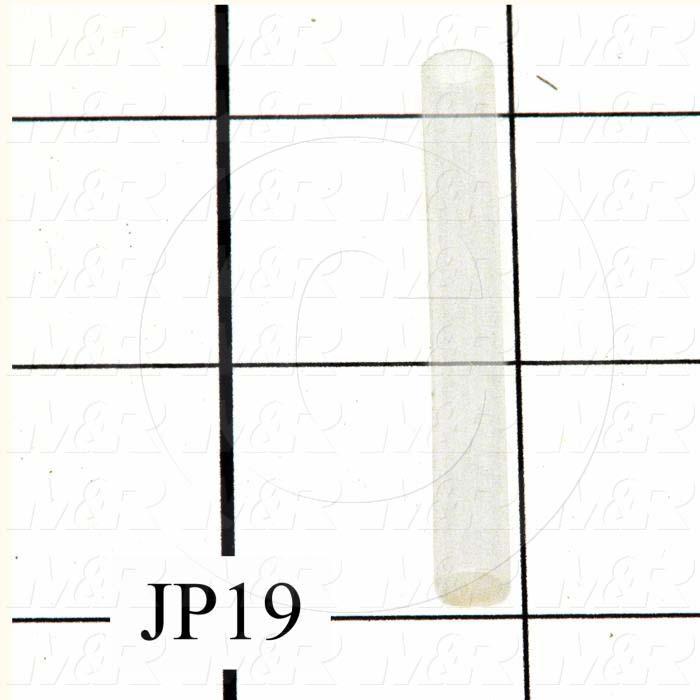 Insulators, round Tube, 2", 0.02", Teflon