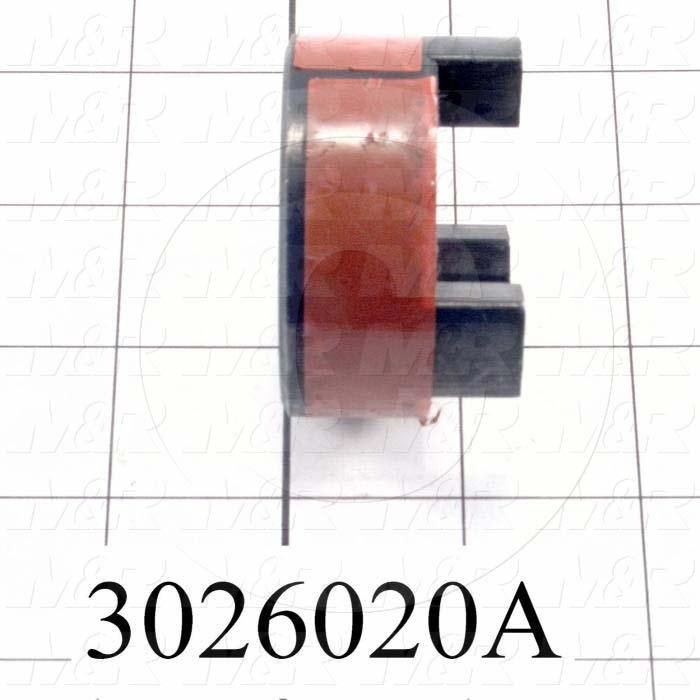 Jaw Type Coupling, Hub # 1 Bore 7/8", Hub # 1 Outer Diameter 2.11", Overall Length 1.06 in., Steel Hub Material, Clamping Style Set Screw, Hub Only