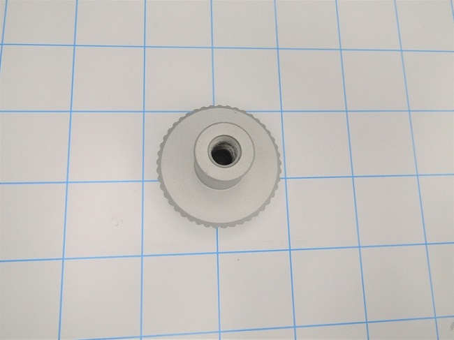 Knobs, Knurled, Threaded Hole, M8 Thread Size, 45 mm Knob Length, 40 mm Outside Diameter