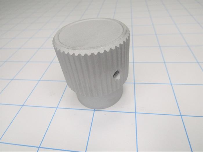 Knobs, Knurled, Thru Hole, Unthreaded Thread Size, 10.1 mm Hole Diameter, 45 mm Knob Length, 40 mm Outside Diameter