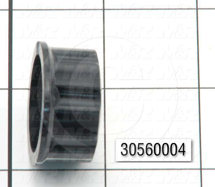 Knobs, Multi Lobe, Blind Hole, 0.250" Hole Diameter, 0.63" Knob Length, 1.170" Outside Diameter, Plastic Material
